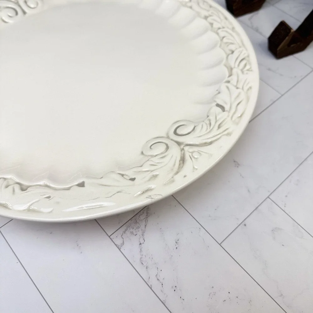 American Atelier Athena Charger Chop Plate 13.5